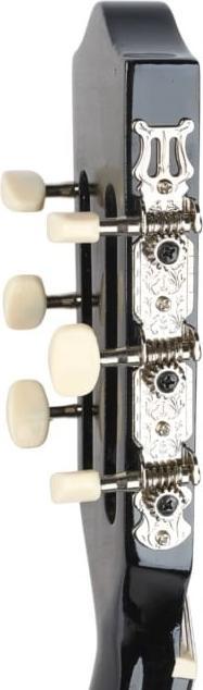 Actual product image Salvador Cortez SUPRIMO CGS1 BK - Gitara klasyczna 4/4 czarna do nauki (ABS, Lime wood, Nylon, Okoume, Plastic)