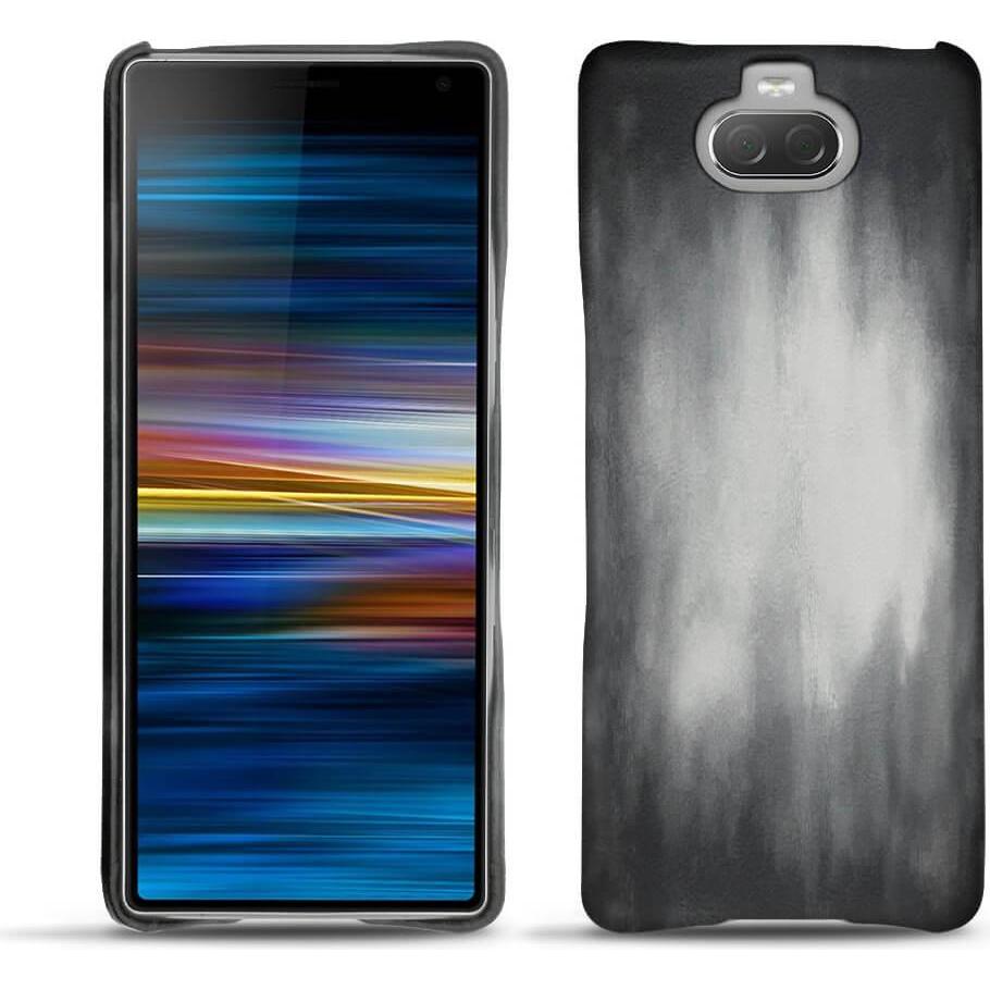 Thumbnail - Noreve Lederschutzhülle (Sony Xperia 10), Smartphone Hülle, Grau