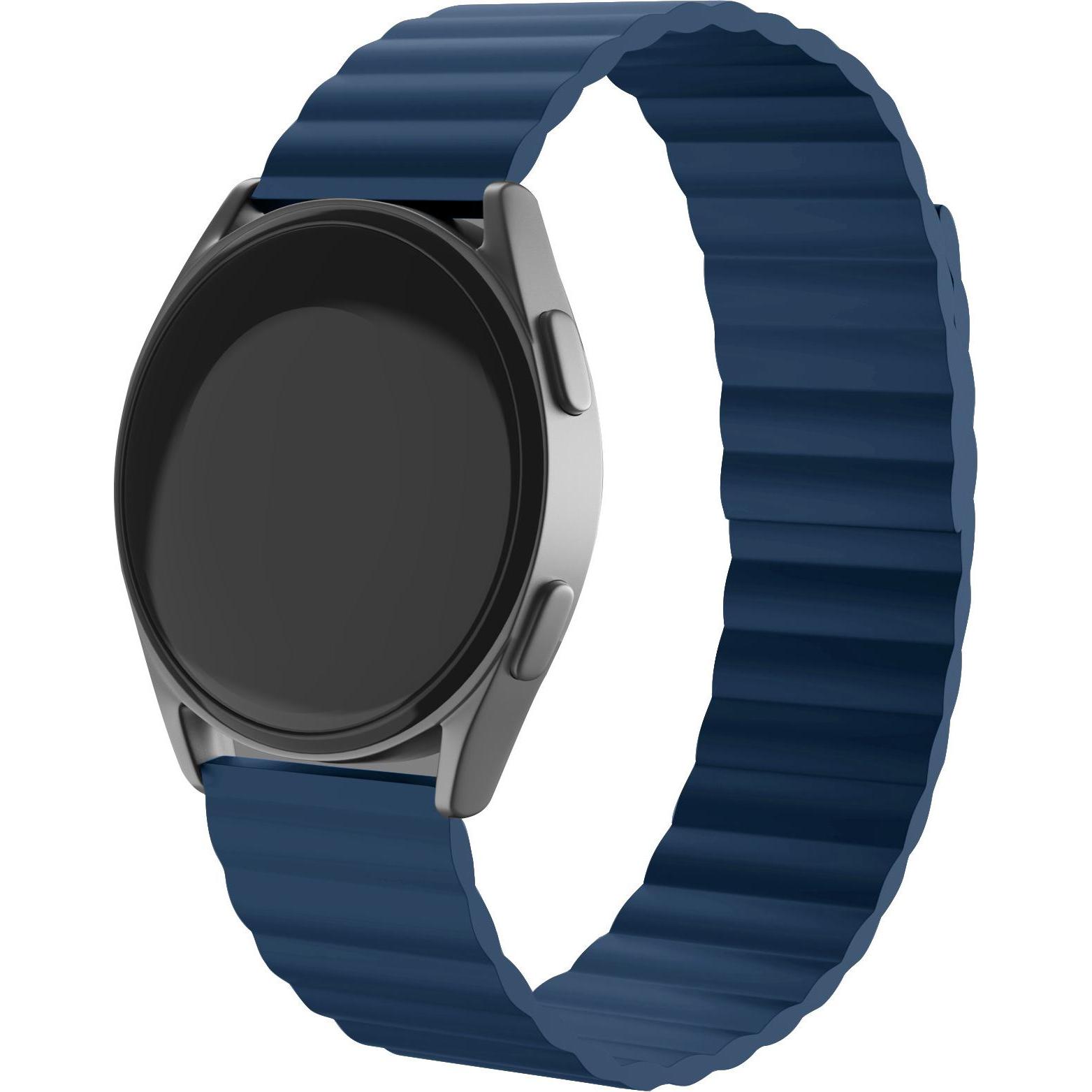 Strap-it Silikonband (22 mm, Silikon, Xiaomi Mi Watch), Uhrenarmband, Blau