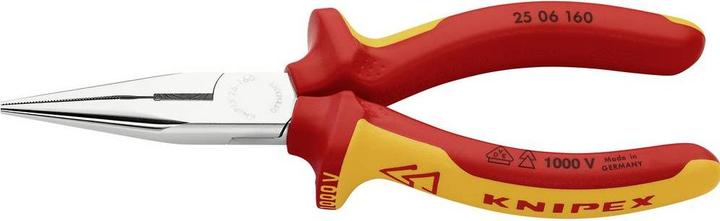 Produktbild Knipex Flachrundzange 2506 (210 mm)