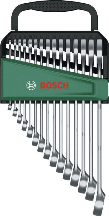 Produktbild Bosch Professional Ringmaulschlüssel-Set (10  mm, 11 mm, 12 mm, 13 mm, 14 mm, 15 mm, 16 mm, 17 mm, 18 mm, 19 mm, 21 mm, 6 mm, 7 mm, 8 mm, 9 mm)