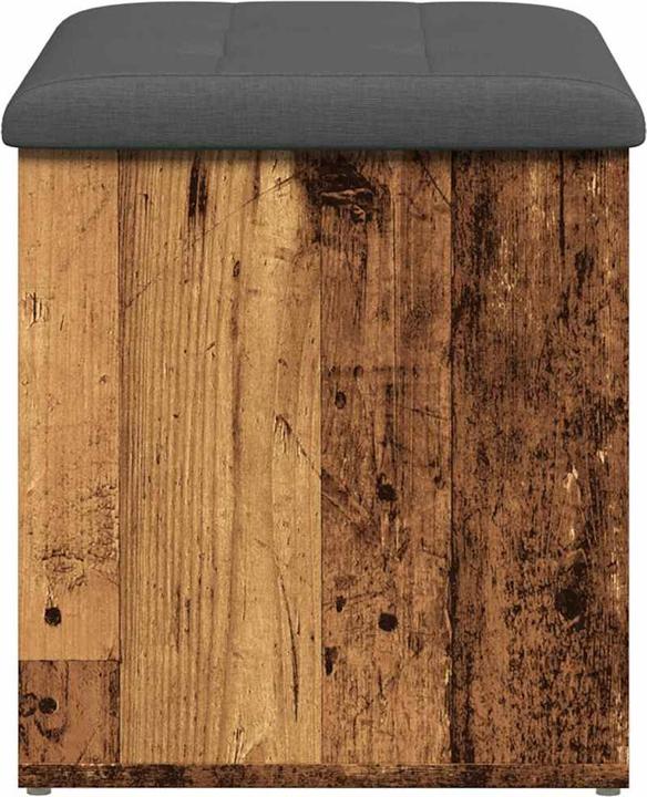 Immagine prodotto VidaXL Panca con portaoggetti in legno recuperato 62x42x45 cm Panca per scarpe in legno (42 cm)