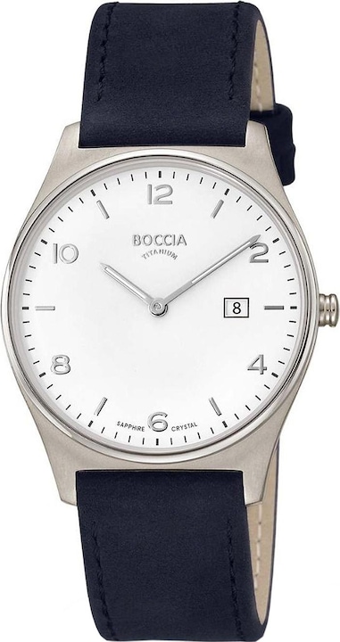 Immagine prodotto Boccia 3655-01 Orologio da uomo in titanio 38mm 5ATM (Orologio da polso analogico, 38 mm)