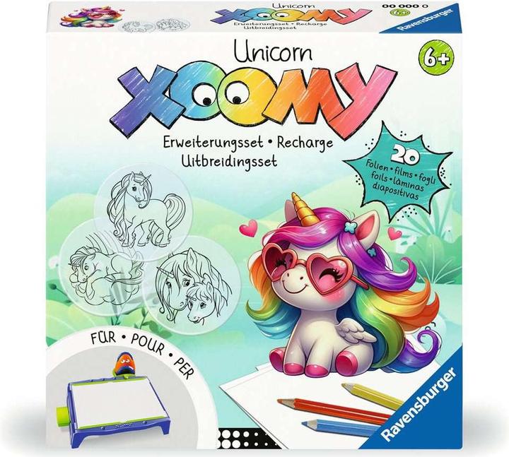 Produktbild Ravensburger Xoomy Erweiterungsset Happy Unicorns 25987 - Erweiterungsset für den Xoomy Midi oder