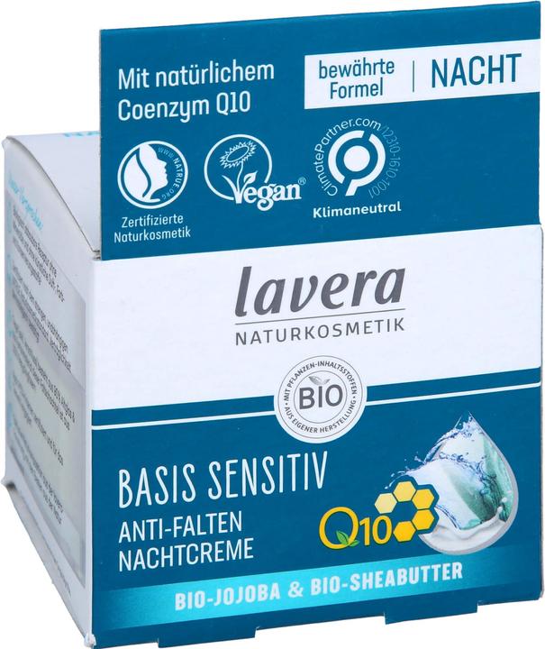 Image du produit Lavera Bas Sen Nac Cr Q10 (50 ml, Crème de nuit)