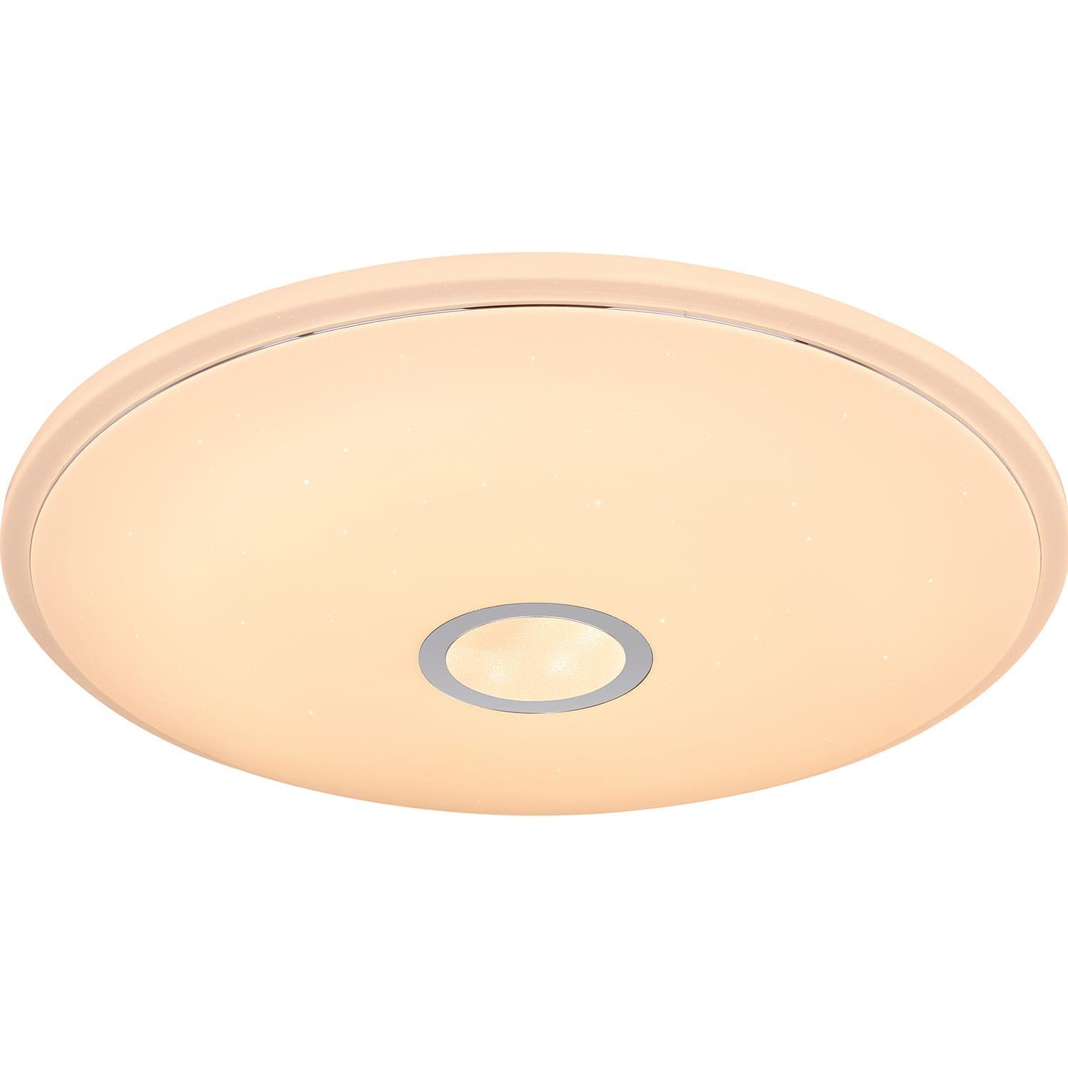 Globo, Wandleuchte + Deckenleuchte, Deckenleuchte Connor weiss 1xLED (2400 lm)