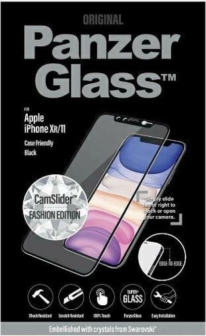Produktbild PanzerGlass Edge-to-Edge Swarovski CamSlider (1 Stk., Apple iPhone 11, Apple iPhone XR)