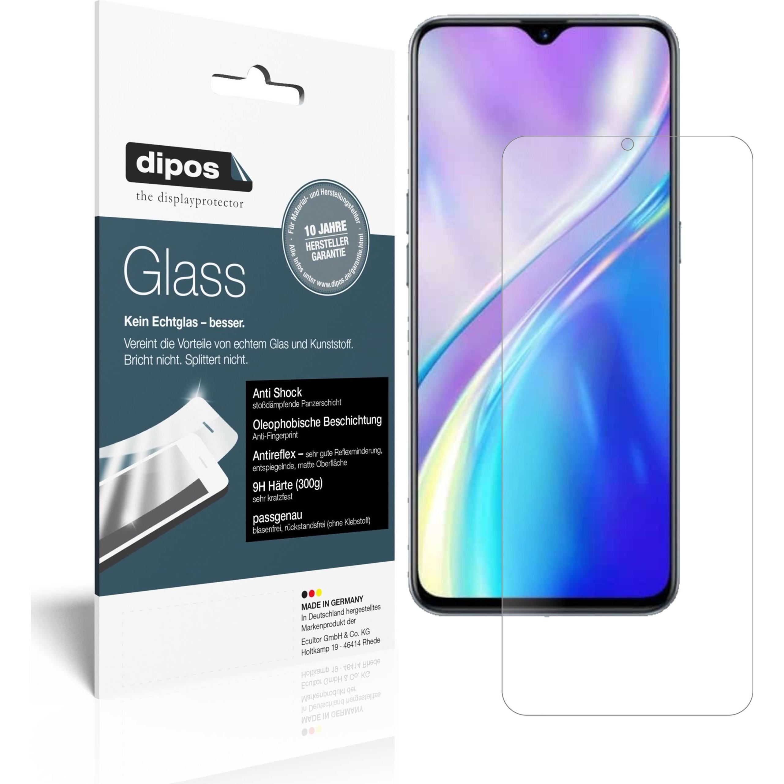 Dipos Displayschutz Anti-Shock (1 Stück, Realme 6i), Smartphone Schutzfolie, Transparent