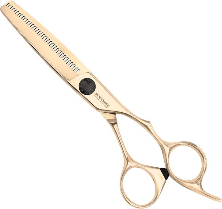 Image du produit Kyone 710RGT-6.0 Ciseaux de modelage or rose 40 dents
