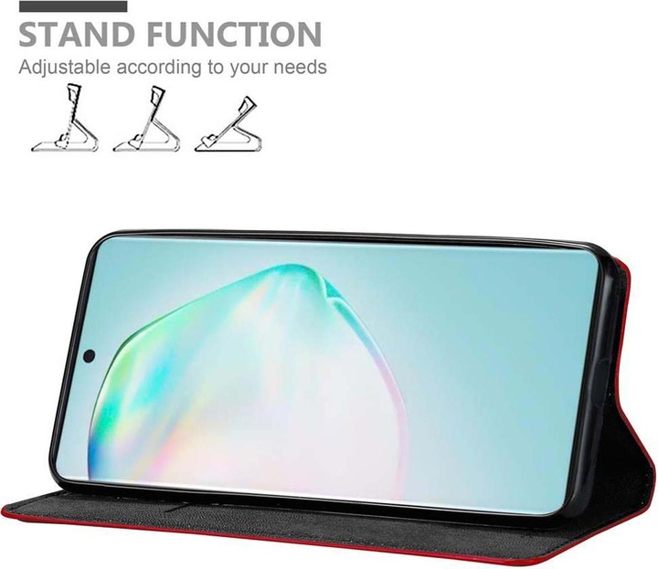 Actual product image Cadorabo Book Invisible Magnet Cover (Samsung Galaxy A91)