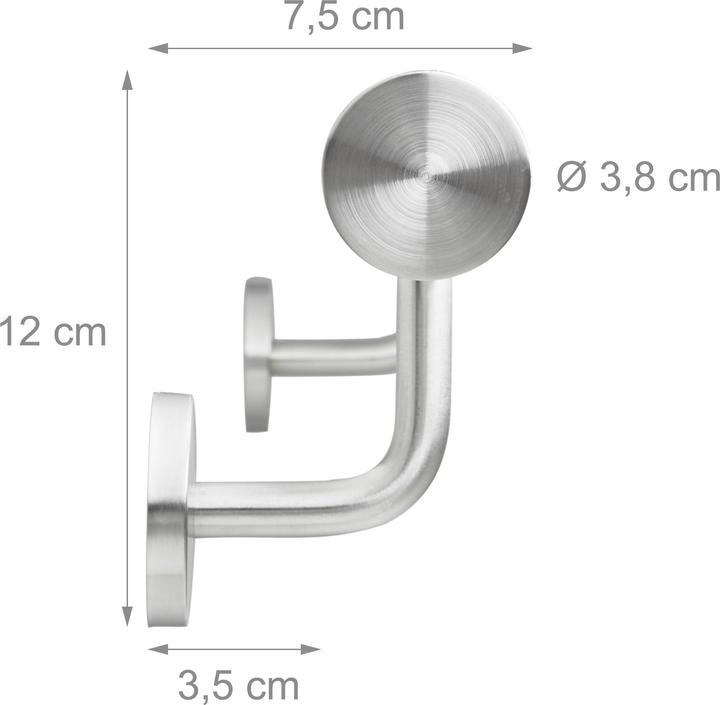 Produktbild Relaxdays Handlauf (Edelstahl)