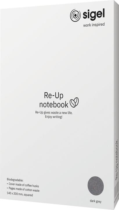 Actual product image Sigel Carnet Re-Up Softcover (14 x 20 cm, Checked, Soft cover)