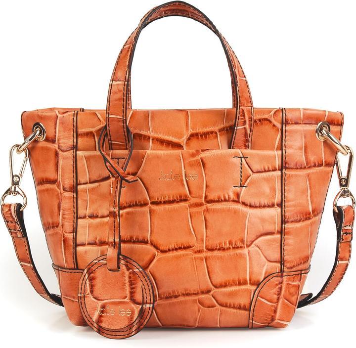 Productafbeelding Kate Moss Beige Damenschultertasche aus Leder, praktisch und elegant