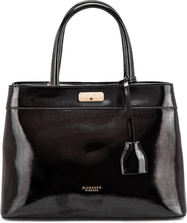 Actual product image Diana & Co Handtasche Damen - Modell Velouria - 100% Veganes Pu-Leder - 30.0 X 22.0 X 13.0 Cm