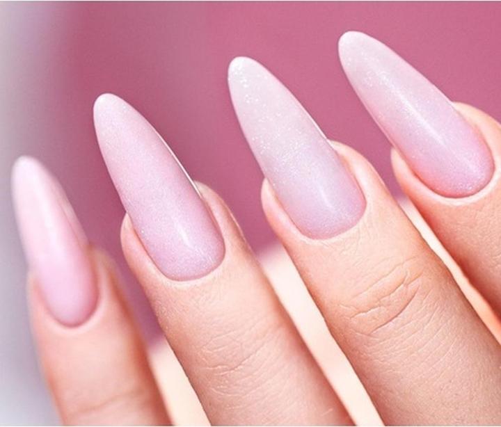 Actual product image Visconti Di Modrone Victoria Vynn Sparkling UV/LED Builder Gel Easy Fiber Gel for Nail Manicure Glitter Sparkle Pink 50m (Glitter Sparkle Pink)