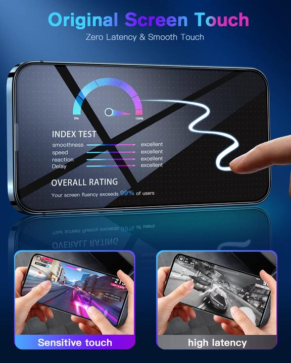 Image du produit PhoneLook Vitre de protection intégrale avec système de montage automatique anti-bulles et anti-poussière 3D (Apple iPhone 16)