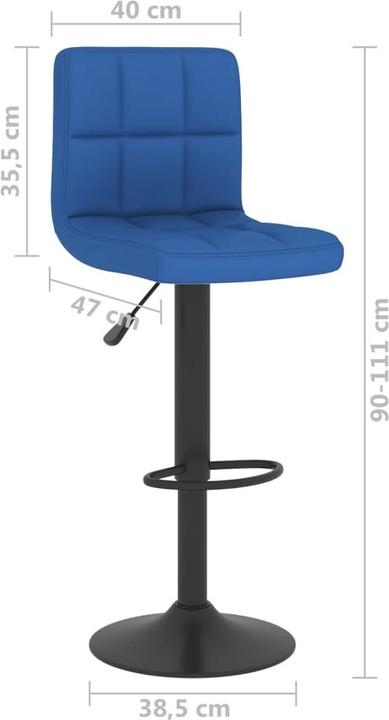 Actual product image vidaXL Barhocker