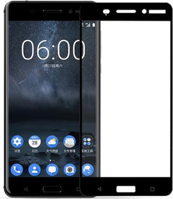 Actual product image Tellur Tempered Glass full cover for Nokia 6 black (1 Piece, Nokia 6)