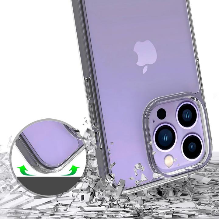 Actual product image Deltalabs Hybrid cover TPU bumper with acrylic back (Apple iPhone 14 Pro)
