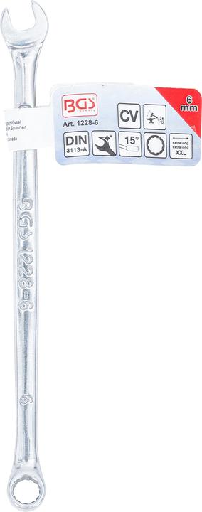 Actual product image BGS Combination Spanner extra long 6 mm (6 mm)