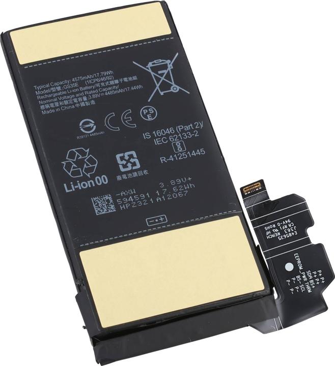 Produktbild AccuCell Akku passend für Google Pixel 8, Li-Polymer, 3,89V, 4485mAh, 17,4Wh, ohne Werkzeug
