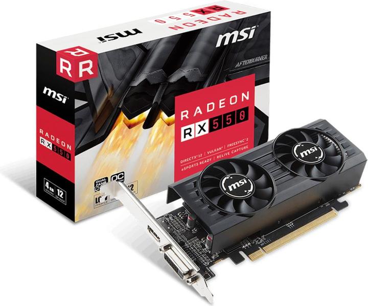 Immagine prodotto MSI Radeon RX550 LP OC (4 GB)