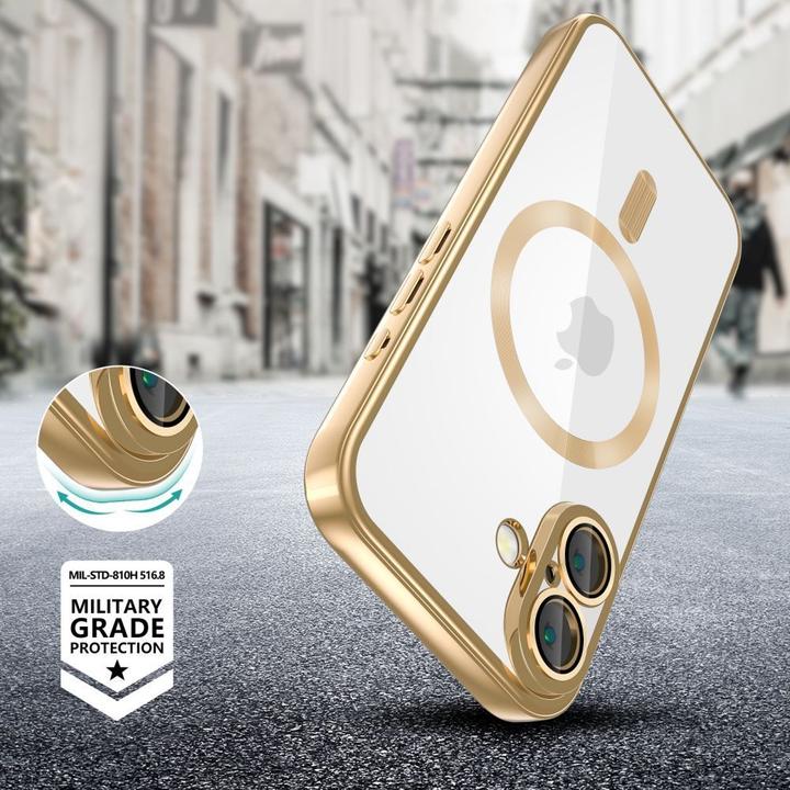 Image du produit Tech-Protect Étui MagFlex MagSafe pour iPhone 16e - Or (Apple iPhone 16e)