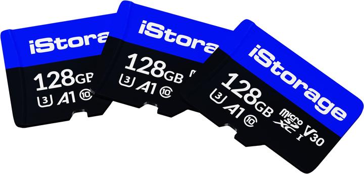 Produktbild iStorage microSD (3-Pack) (128 GB, microSDXC, U3, UHS-III)