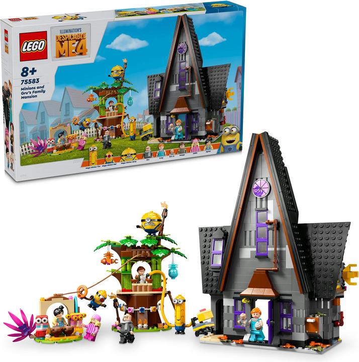 Actual product image LEGO Family villa of Gru and the Minions (75583, LEGO Minions)