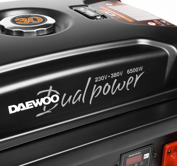 Produktbild Daewoo Power Products Benzin Stromerzeuger DUAL POWER (6000 W, 30 l)