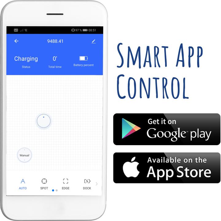 Actual product image Trisa Robo Clean App Control