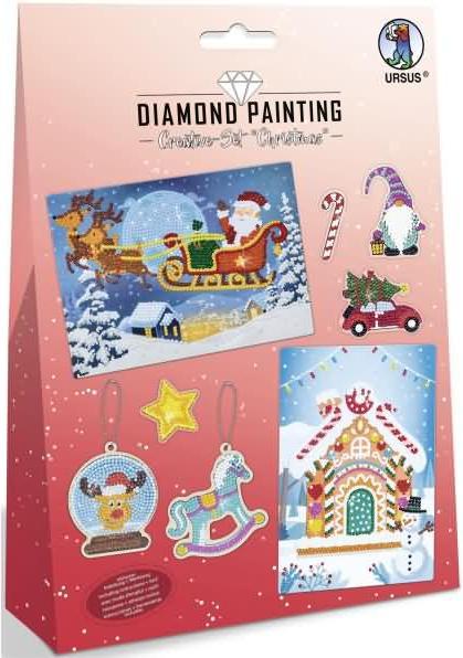 Productafbeelding Ursus Diamond Painting Kerstmis Knutselset