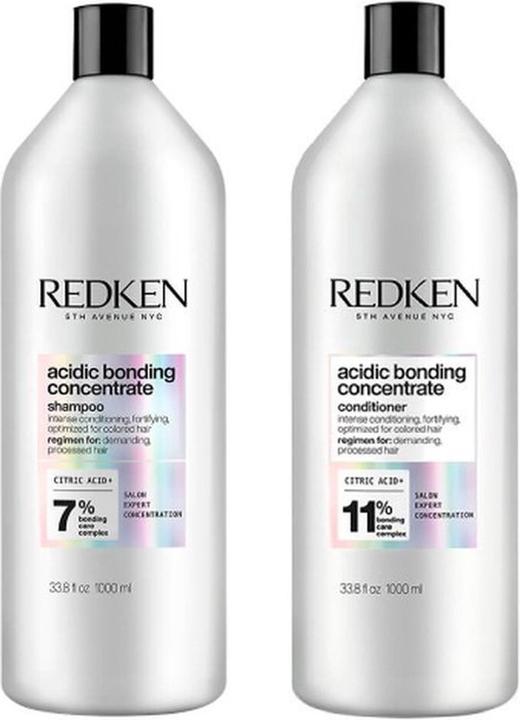 Redken Acidic Bonding Concentrate Shampoo 1000ml + Conditioner 1000ml - Voordeelverpakking (1000 ml)