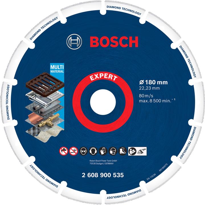 Produktbild Bosch Professional Zubehör EXPERT Diamond Metal Wheel Trennscheibe, 180 x 22,23 mm