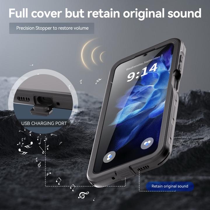 Produktbild Redpepper Samsung Galaxy A16 - IP68 SAM Series Wasserdichtes Outdoor Case, schwarz (Samsung Galaxy A16)