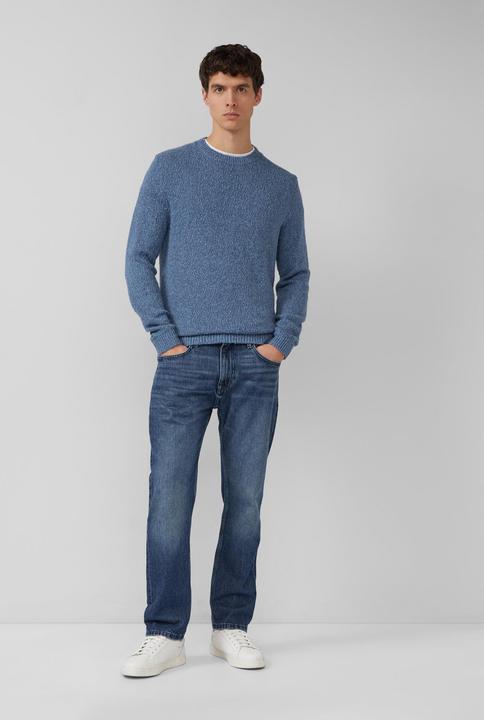 Produktbild s.Oliver Strickpullover Grobstrick-Pullover mit Crew Neck und Flammgarn (M)