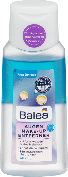 Actual product image dm Balea 2in1 Eye Make-up Remover oil-based (Make-up remover, 100 ml)