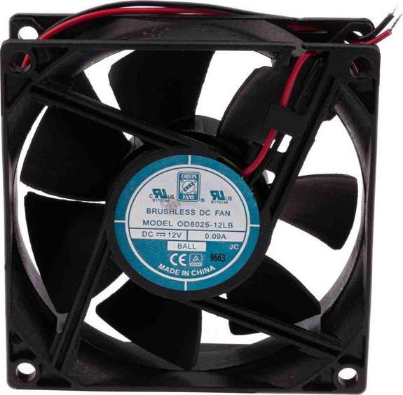 Produktbild RS PRO Lüfter 80x80x25mm 12VDC 1,4W 47,6m³/h (80 mm)