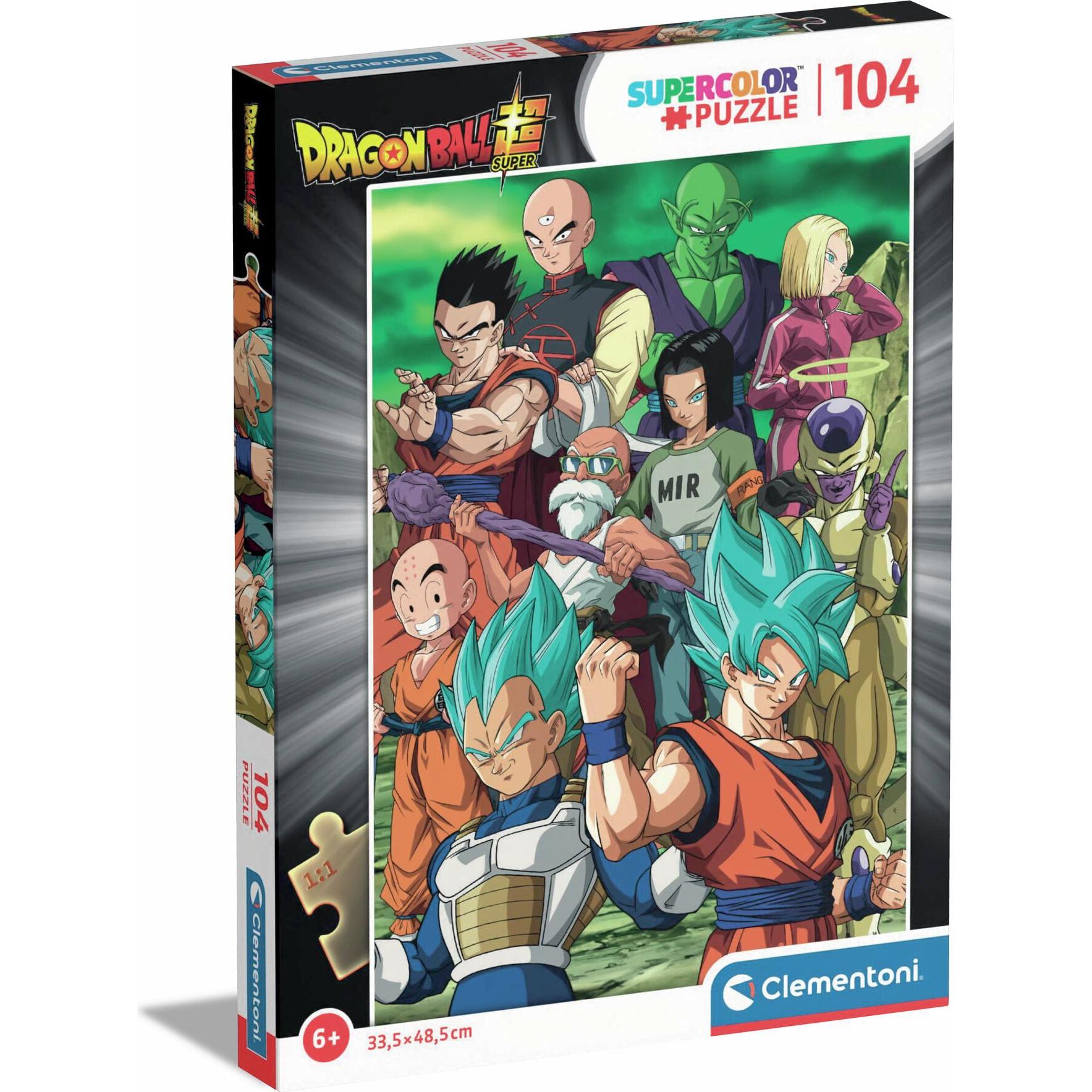Clementoni Multicolore Dragon Ball Super - Univers 7 - Puzzle Super 104P (104 Pezzi)
