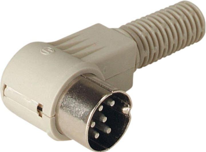 Produktbild Belden Winkelstecker grau 6P