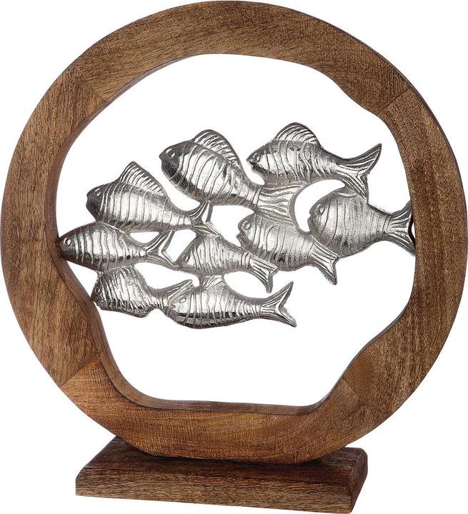 Gilde Fischschwarm (45 x 13 x 45 cm)