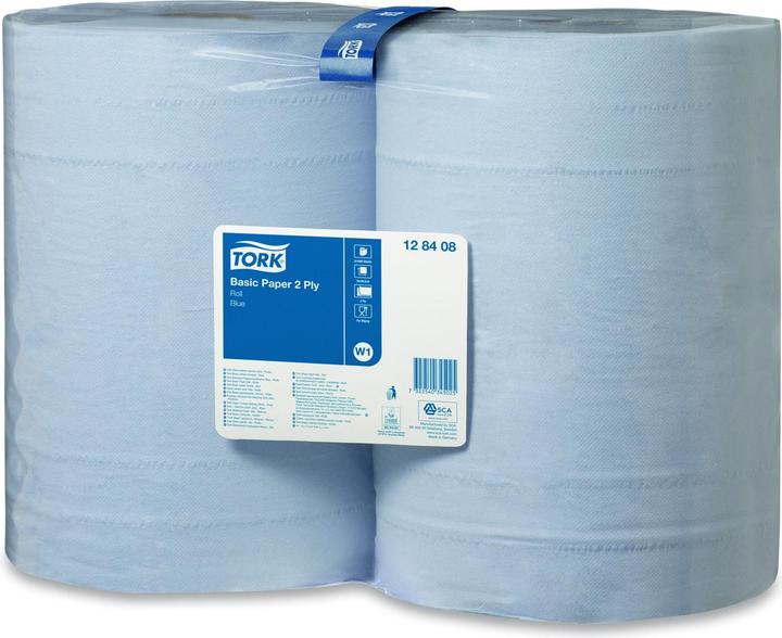 Immagine prodotto Tork Salviette di carta standard, rotolo blu W1 128408 (2x)