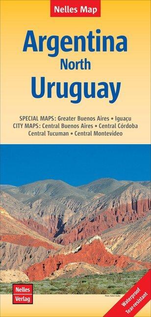 Produktbild Map Argentina:North,Uruguay