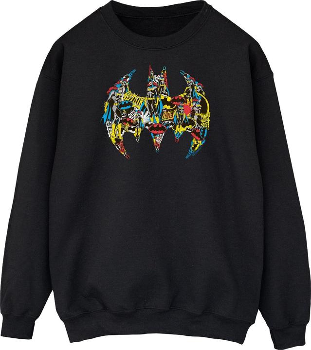 Produktbild Batman Batgirl Logo Collage Baumwolle Sweatshirt (L)