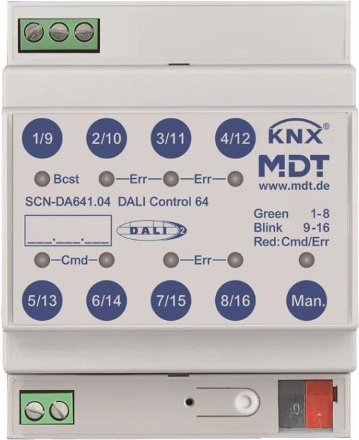 Produktbild MDT MDTtechno. DALI Control 64 Gateway 4TE, REG SCN-DA641.04