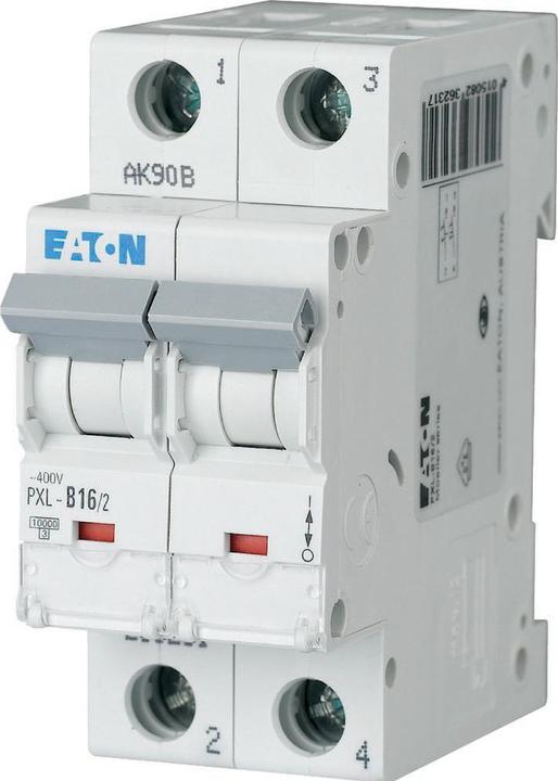 Image du produit Eaton Disjoncteur type B 16A 2 pôles