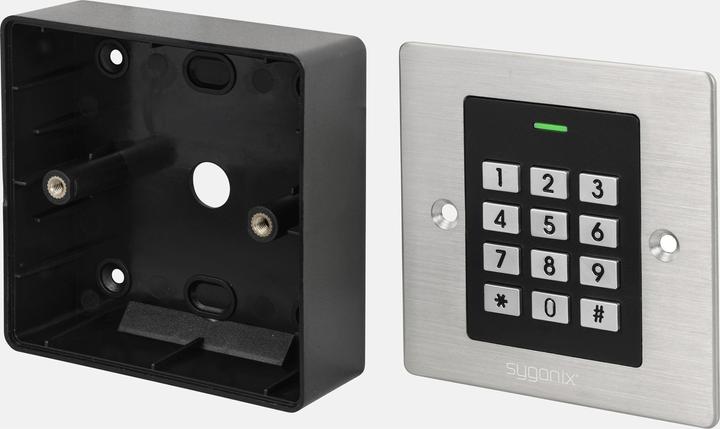 Actual product image Sygonix SY-6097866 Code keypad with RFID flush-mounted 12 V/DC, 18 V/DC IP66 (Electronic numerical code, Key card)