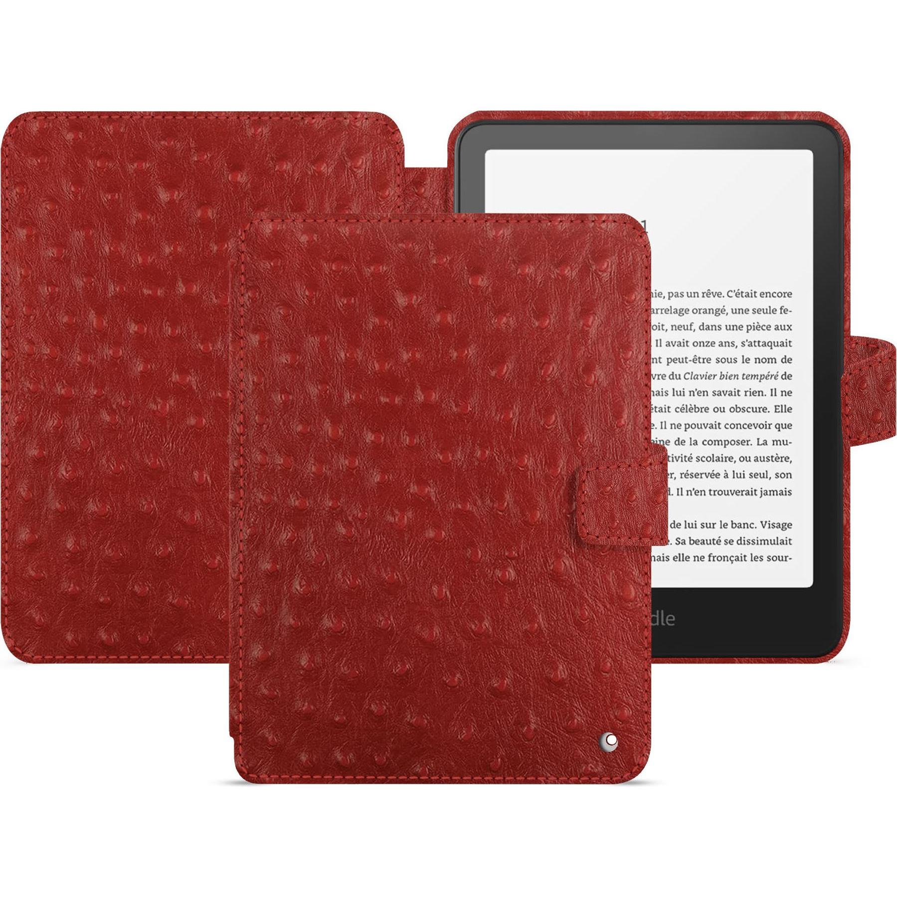Noreve Guscio Orizzontale In Pelle, Accessori Per Ereader, Rosso
