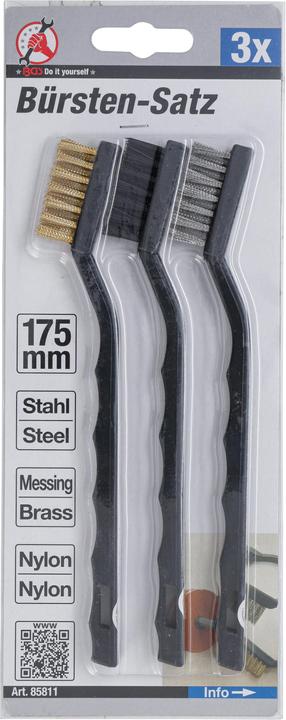 Actual product image BGS Brush Set 175 mm 3 pcs.