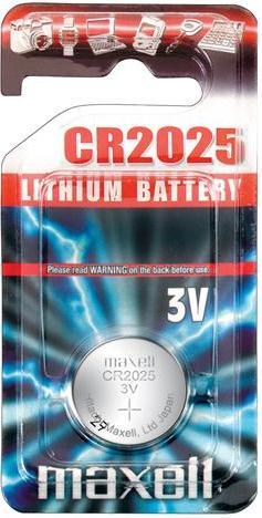 Image du produit Maxell CR2025 (5 pcs, CR2025, 170 mAh)